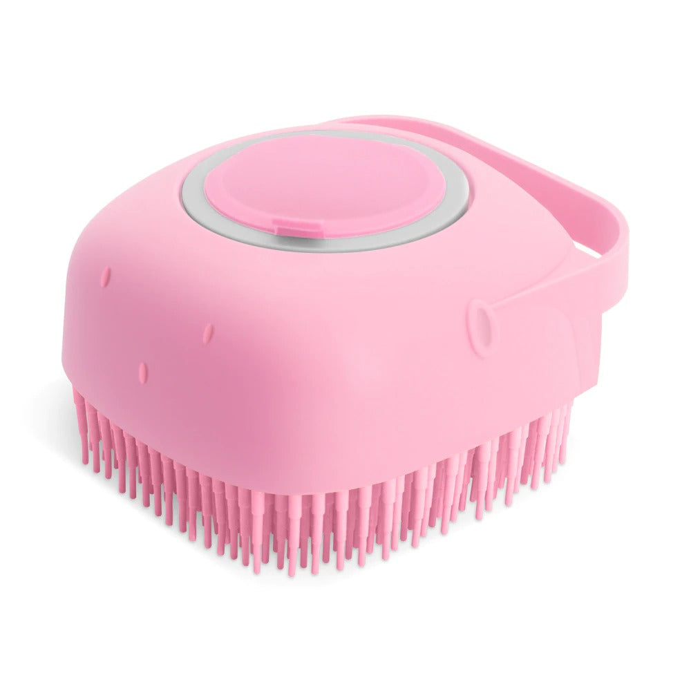 Pet Dog Shampoo Massager Brush Cat Massage Comb Grooming Scrubber Shower Brush For Bathing Short Hair Soft Silicone Brushes 15