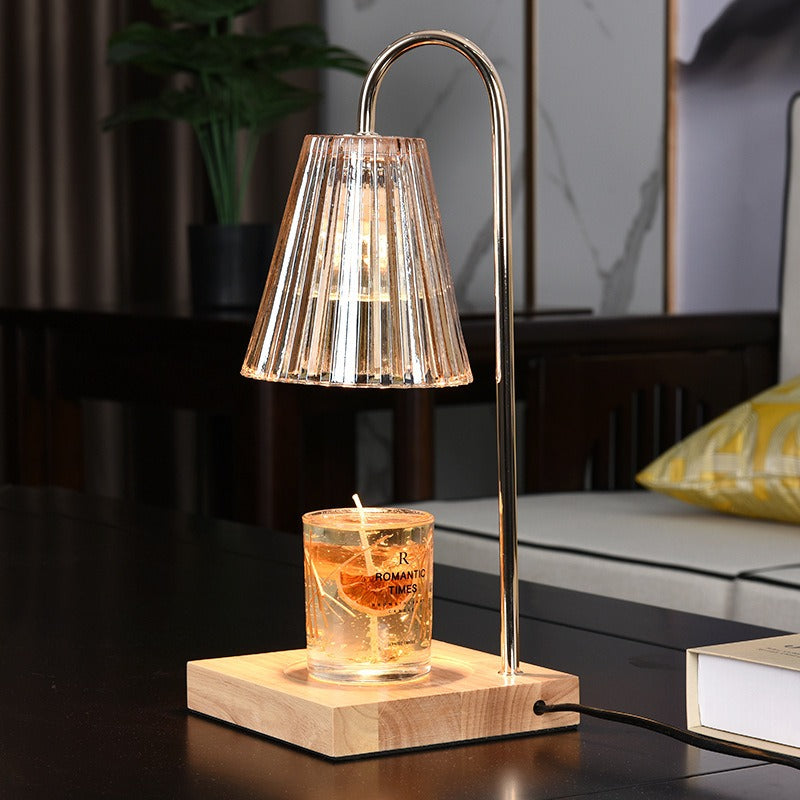 lampe chauffe bougie d'aromathérapie et sans fumée